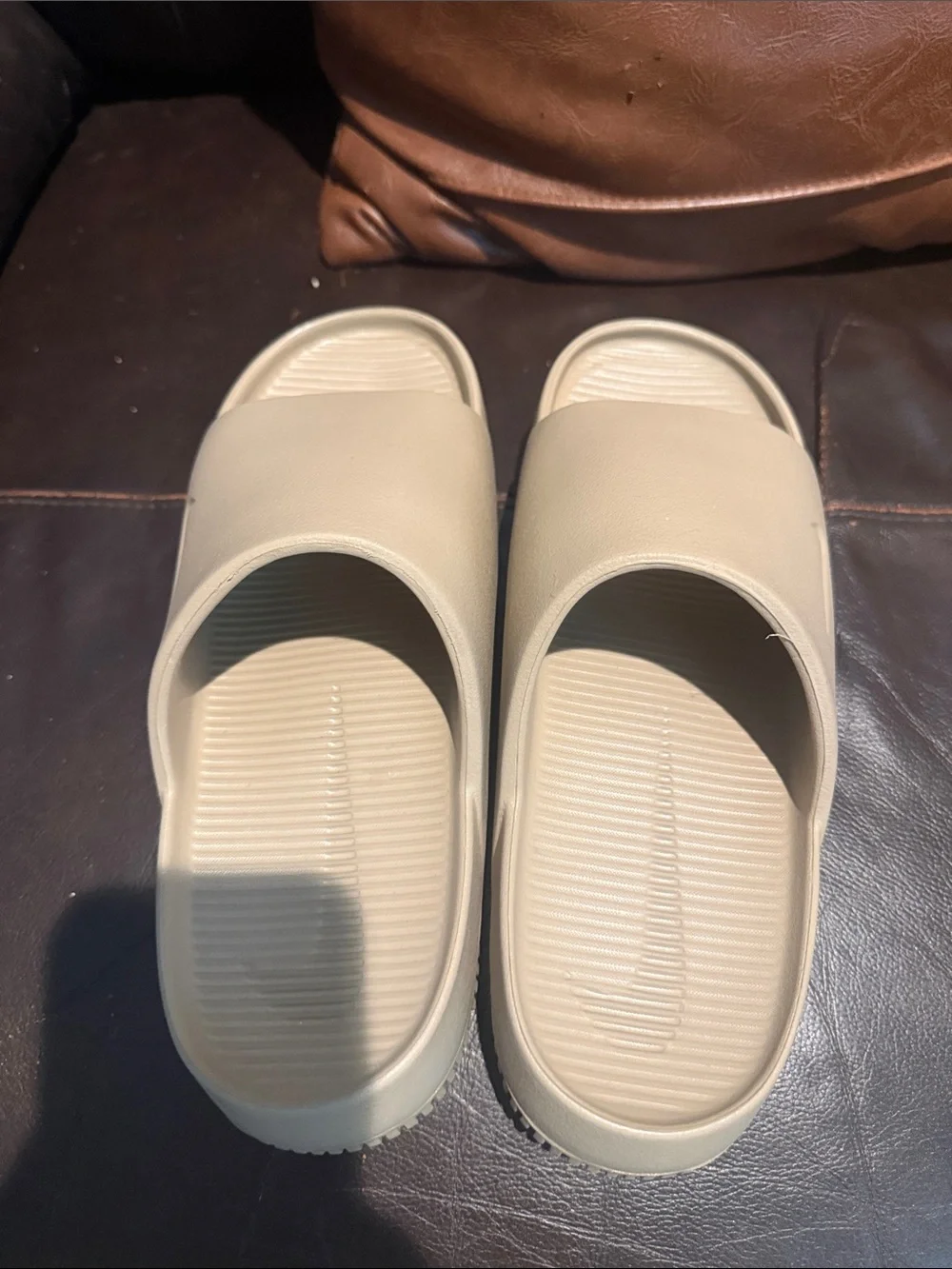 Nike Men’s Slide Sandals in Light Beige